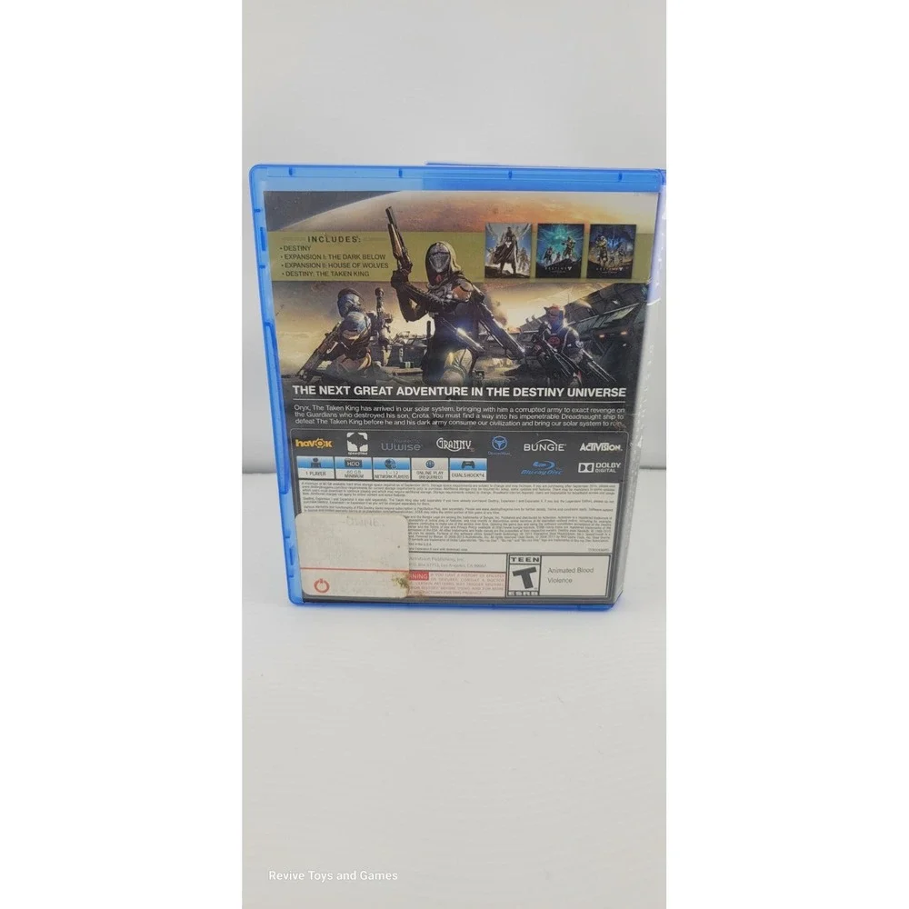 Destiny The Taken King Legendary Edition (Sony PlayStation 4 PS4 2015) Game Case - Picture 6 of 6